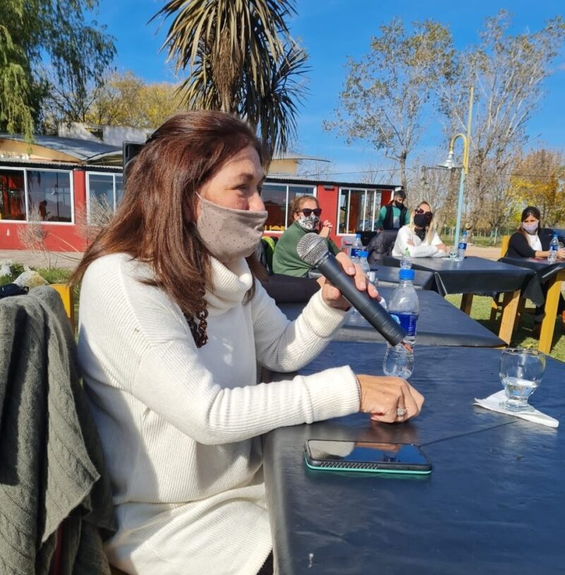 Mirta Piñón, actual Presidenta del PJ Monte y Concejal del Frente de Todos.