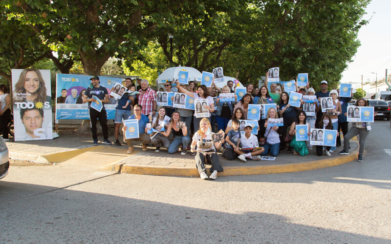Acto de cierre de campaña del PJ-Frente de Todos Monte (año 2021).